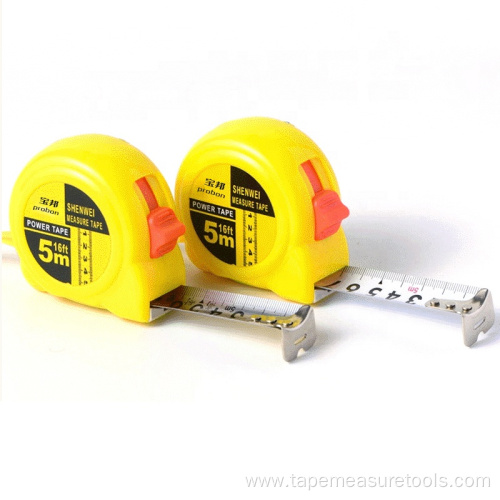 Self-locking stainless steel measuring tape